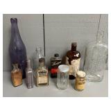 Group of Antique Glass Bottles