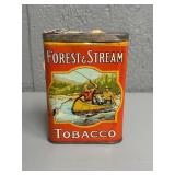 Forest and Stream Tobacco Tin (Canoe)