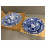 Spode Blue Room Collection "Botanical" Plates