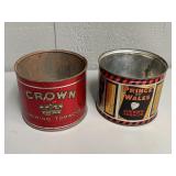 Pair of Chewing Tobacco Tins