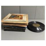 Assorted 78 and 33 1/2 RPM Vintage Records