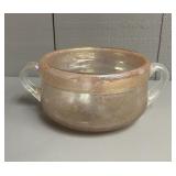 Murano Hand Blown Double Handle Bowl
