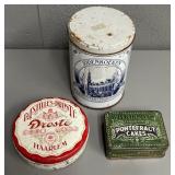 Three Sweets Tins