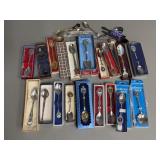 Assorted Collectible Souvenir Spoons