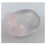 $7,650 App. 61.07ct Cert. Morganite Rose Quartz