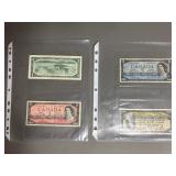 1954 Canadian Dollar Bills