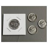 Three Canadian Centennial Coins