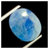 $8,280 App. 6.9ct Cert. Blue Sapphire Gemstone