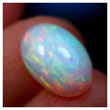 $6,475 Appr - 2.59 ct Cert. Welo Opal Gemstone