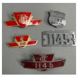 Assorted Toronto Transit Commission Badges