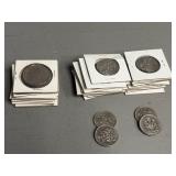 Half Dollar and Dollar Canadian Coins