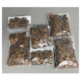 Large Lot of USA Wheat Cents
