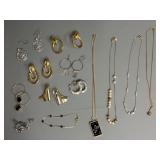 Assorted Gold and Silver Toned Jewelry