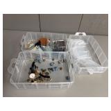 Three Tier Plastic Container + Contents