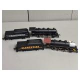 Pair of Tyco HO Scale 0-8-0 Steam Locomotives