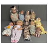 Assorted Vintage Dolls