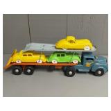 Lincoln Car Transport Double Deck Truck Trailer