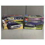 Two 1:25 Scale Model Kits Complete in Boxes
