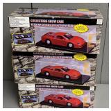 3 Clear Model Display Boxes for 1:24 + 1:64 Models
