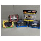 Five Toy Cars in Boxes, HO Scale