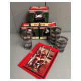 Coca-Cola Branded Holiday Bar Ware, Tree Ornaments