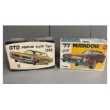 Two 1:25 Scale Model Kits in Boxes