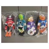 Four NHL Muppet Plush Toys