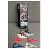 NHL Branded Miniature Hockey Figurines + Pennants
