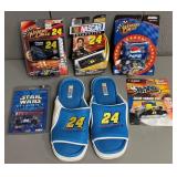 Assorted Nascar Jeff Gordon 24 Toys w/ Nascar Shoe