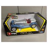 Burago Gold Alfa Romeo Spider Touring Car