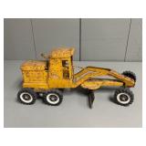 Vintage Lil Beaver Pressed Metal Grader Toy