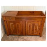Pine Dry Sink with Drawer, Great Patina