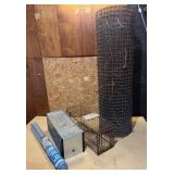 Two Humane Animal Traps + Hardware Cloth