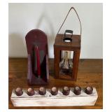 Decorative Wooden Candle Holders