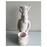 Vintage Fleur De Lis Rabbit Chef