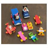Assorted Cartoon Character Toys