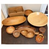 Assorted Wood Display Pieces