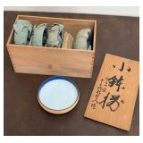 Tomobako Box + Five Arita Pottery Bowls