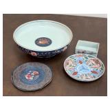 Three Asian Ceramic Pieces