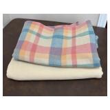 Two Vintage Wool Blankets