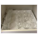 Assorted Crystal + Cut Glass Ware