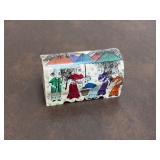 Persian Hand Painted Bone Box Kalamdan