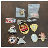 Assorted Curling Pins 1960-70's