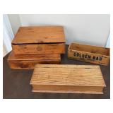 Three Cheese Boxes, Chateau + Golden Bar