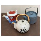 Three Japanese Tea Pots