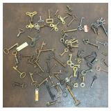 Basket of Antique Keys