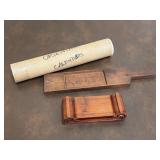 Asian Calendars, Rosewood Tea Tray, Wood Mold