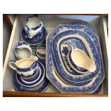Assorted Blue + White China