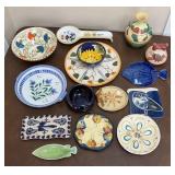 Assorted Ceramic Serving and Display Pieces