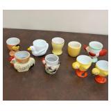 Whimsical China + Ceramic Egg Cups